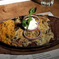 Vegetarian enchilladas at Charley Browns Mexicana in Bangkok