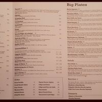 Charlie Browns food menu. They also have a full drinks menu. at Charley Browns Mexicana in Bangkok