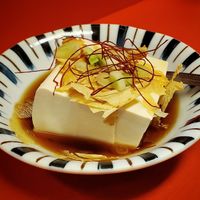 Soft chilled tofu (appetizer) at TàiLáng ZhōngHuá Lāmiàn in Tainan