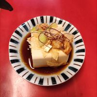 Special dish for the day - cold tofu at TàiLáng ZhōngHuá Lāmiàn in Tainan