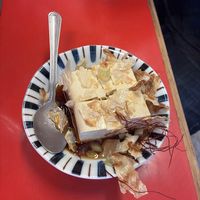 Cold tofu  at TàiLáng ZhōngHuá Lāmiàn in Tainan