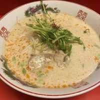 Miso soy milk ramen  at TàiLáng ZhōngHuá Lāmiàn in Tainan