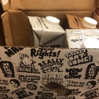 Oatly mylk sold here - only place in Taiwan I’ve seen it sold. Ramen is to die for. at TàiLáng ZhōngHuá Lāmiàn in Tainan