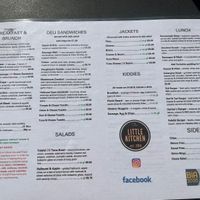 Menu ( Sept ‘22)  at The Little Kitchen in Boston