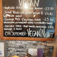 Example of the vegan board at The Little Kitchen in Boston