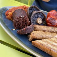  Vegan black pudding!! at Broadway Deli  in Broadway