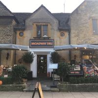 Front view of the café  at Broadway Deli  in Broadway