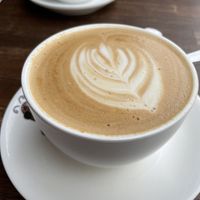 Coffee with oat milk  at Beanhive Coffee in Dublin