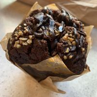 Choc hazelnut muffin (vegan)  at Beanhive Coffee in Dublin