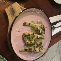 Artichokes in garlic butter  at The Black Pig with White Pearls in North London