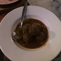 Lentil meatballs    at The Black Pig with White Pearls in North London