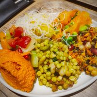 Buffet of cold dishes at Venuss - Herrengasse in Vienna