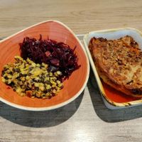 Rice, vegetables, lasagne. at Venuss - Herrengasse in Vienna