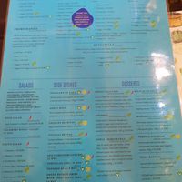 Menu1 at Blue Margarita in Bucharest
