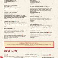 Mains featuring spicy Cambodian curry and buddha bowl at Brewhouse & Kitchen in Horsham