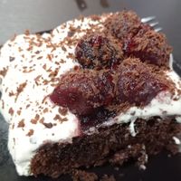 Black Forest-style gateaux at Guac 'n' Roll in Liverpool