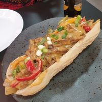 Cheesy chickn sub at Guac 'n' Roll in Liverpool