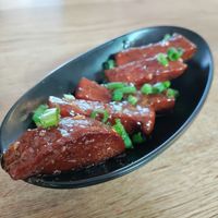 Yummy sticky ribs at Guac 'n' Roll in Liverpool