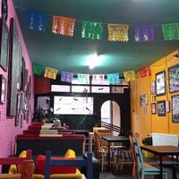 Interior at Guac 'n' Roll in Liverpool