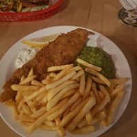 Vegan fish 'n' chips at Guac 'n' Roll in Liverpool