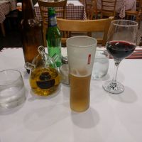 The teaser bottle of oil and vinegar at Vitalia's in Cairns