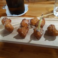 Fritters at Vitalia's in Cairns