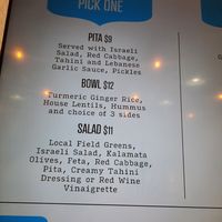 Bowl was big! at Falafel Republic in Ashland