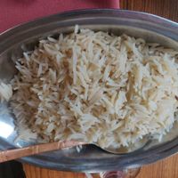 Basmati rice at Aroma Cuisine of India in Castro Valley