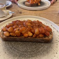 Beans on toast   at Jaunty Goat - Bridge St in Chester