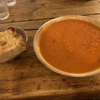 Red pepper and tomato soup (vg) at Jaunty Goat - Bridge St in Chester