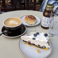 vegan banoffee at Relax na Wilczej in Warsaw