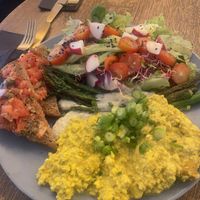 Tofu scramble  at Relax na Wilczej in Warsaw