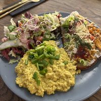 Tofu Scramble Plate  at Relax na Wilczej in Warsaw