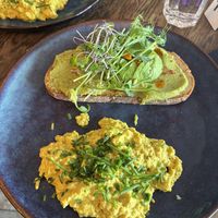 Avocado toast and tofu scramble  at Relax na Wilczej in Warsaw