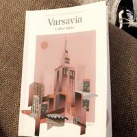 one of the books inside 
it’s in english and in polnisch 
 at Relax na Wilczej in Warsaw