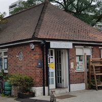 Outside at The Platform Cafe in South West London