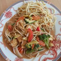 Vegetables and tofu with peanut sause at Asia Hung-Anh in Solingen