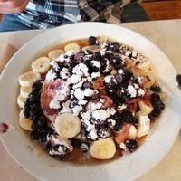 American pancakes at KAI in Leicester