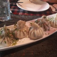Mushroom khinkali at Pur Pur in Bishkek