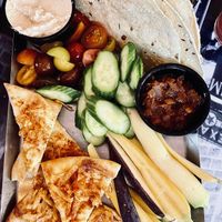 Mezze Platter  at Exit Zero Filling Station in Cape May