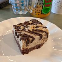 Snickers cheesecake. at Wellbeing Lounge in Keighley