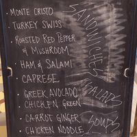 Some of the menu items at Cytybyrd in Salt Lake City