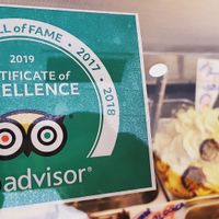 Hall of fame at Gelateria Crema di Gelato in Lagos
