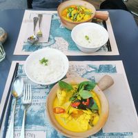 cari chay
- vegan curry with tofu & vegetables, rice at Co Chin Chin in Zurich