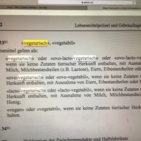 Swiss law regarding vegetarian/vegan ingredients. at Co Chin Chin in Zurich