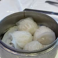 Vegan hargow (shrimp dumplings)  at Lotus Pond Vegetarian Restaurant in Scarborough