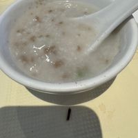 Mocked Minced Beef Congee - Vegan  at Lotus Pond Vegetarian Restaurant in Scarborough