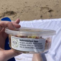 Tasty Mediterranean salad.   at Relish in Provincetown