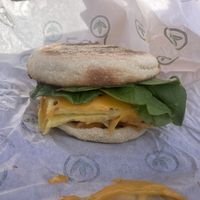 Breakfast sandwich   at Plant Power Fast Food in Redlands