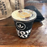 Dubai chocolate snow day really slapped.  at Plant Power Fast Food in Redlands